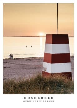 Odsherred Gudmindrup Strand 1Plakat
