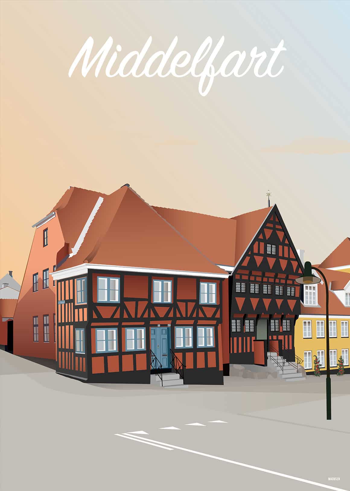 Middelfart Henner Friisers Hus Plakat