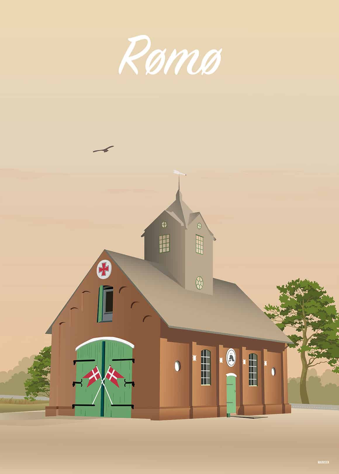 Rømø Den Gamle Redningsstation Plakat