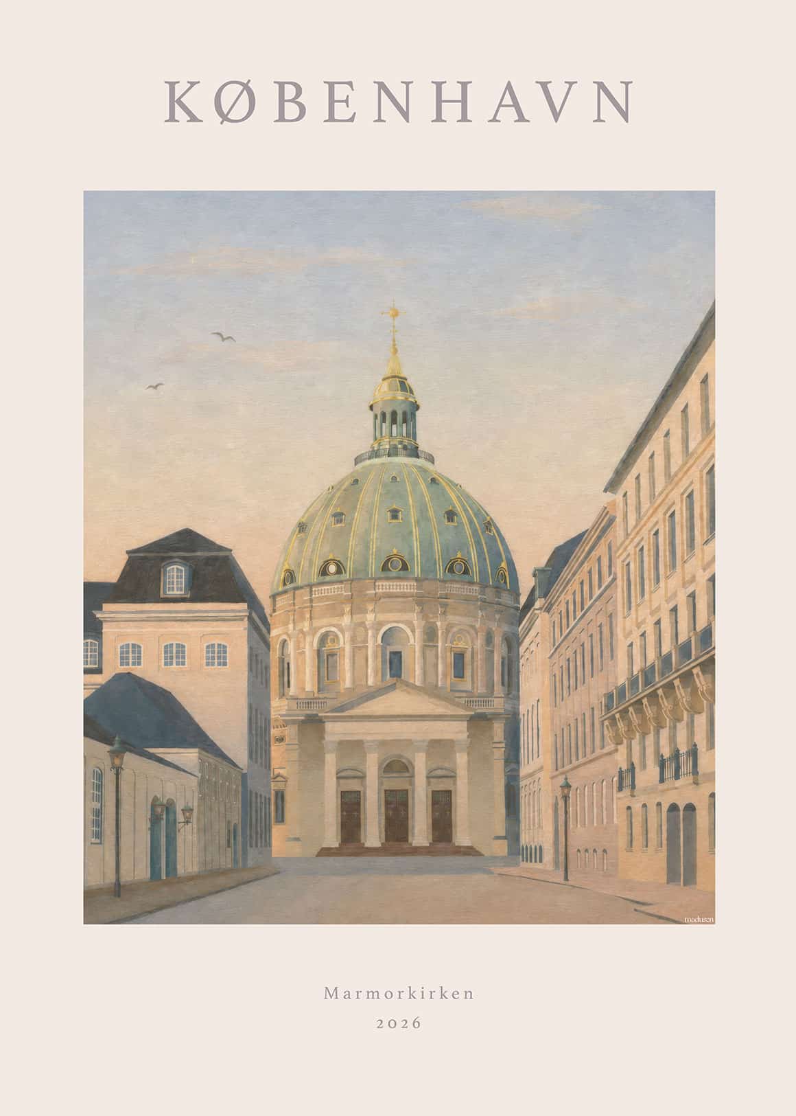København Marmorkirken Plakat