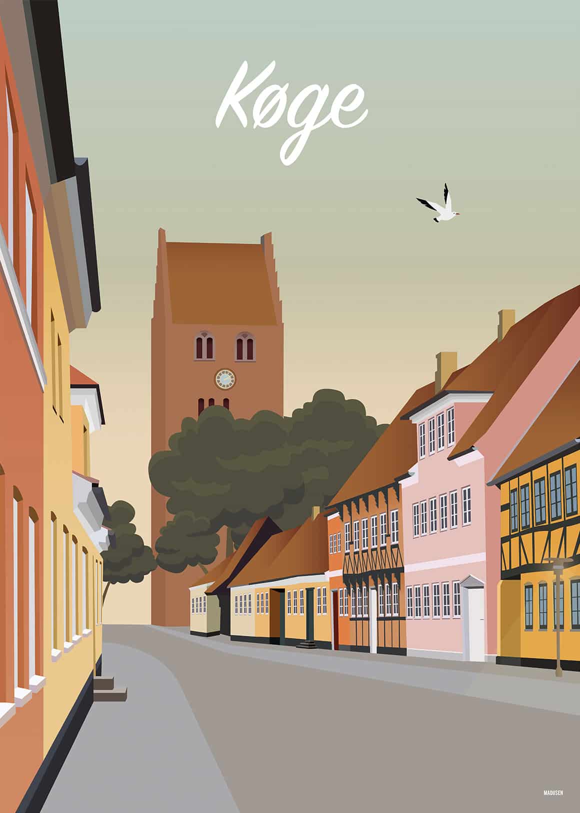 Køge Kirkestræde Plakat