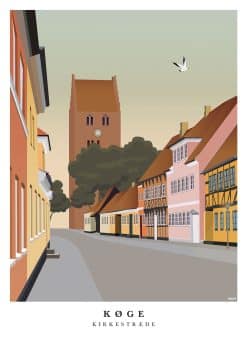 Køge Kirkestræde Plakat
