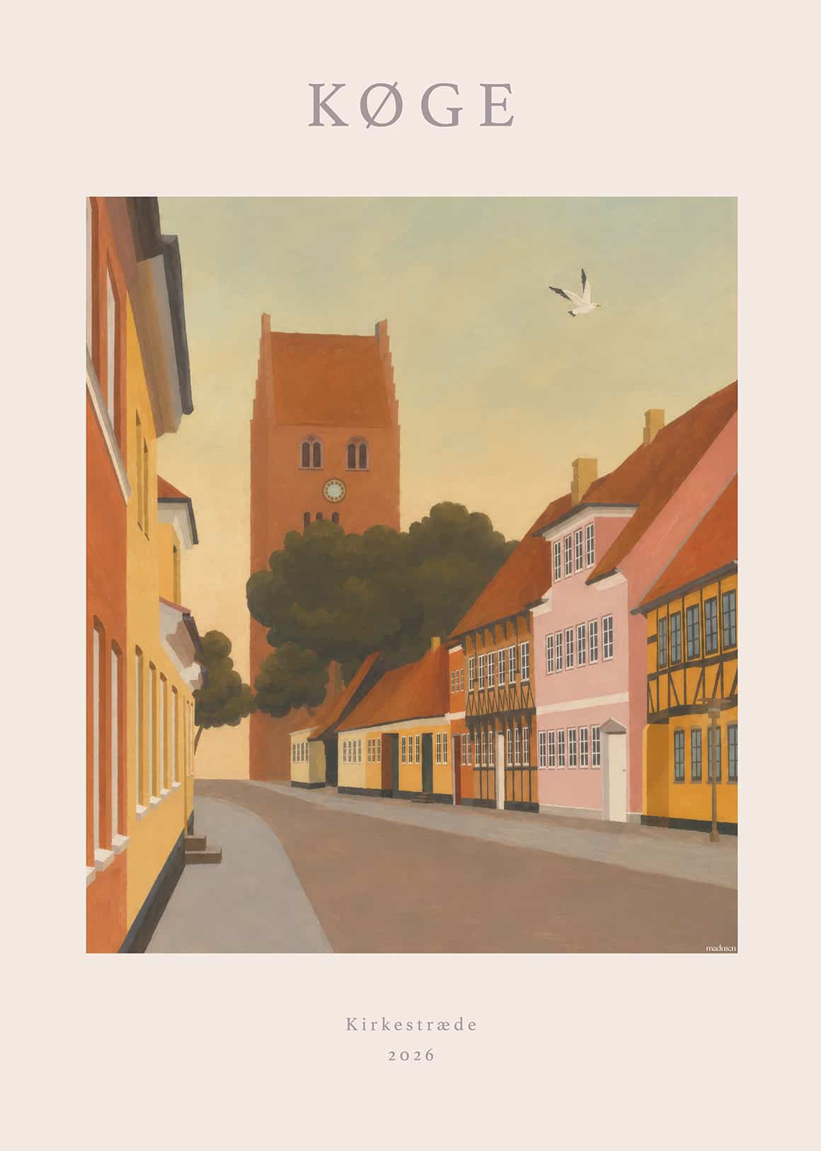 Køge Kirkestræde Plakat
