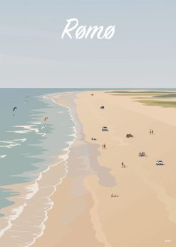 Rømø Lakolk Strand Plakat