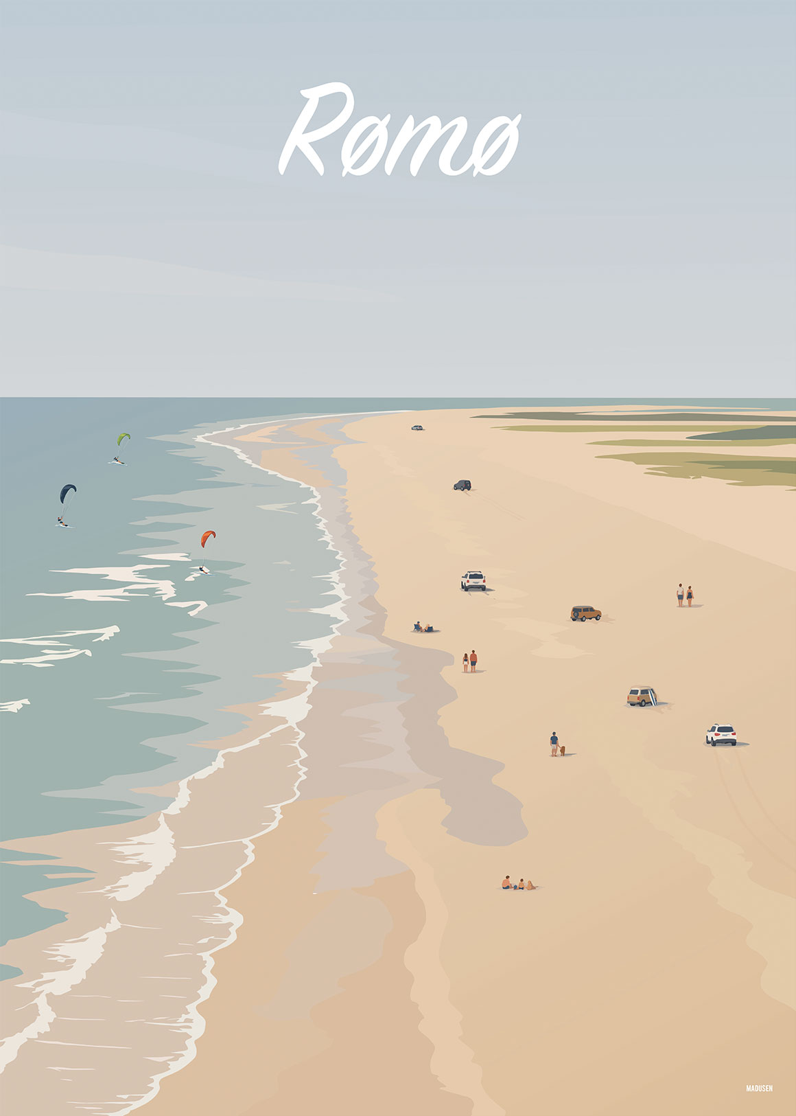 Rømø Lakolk Strand Plakat