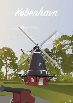 København Kastelsmøllen Plakat
