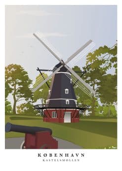 København Kastelsmøllen Plakat