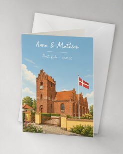 Præstø Kirke Postkort