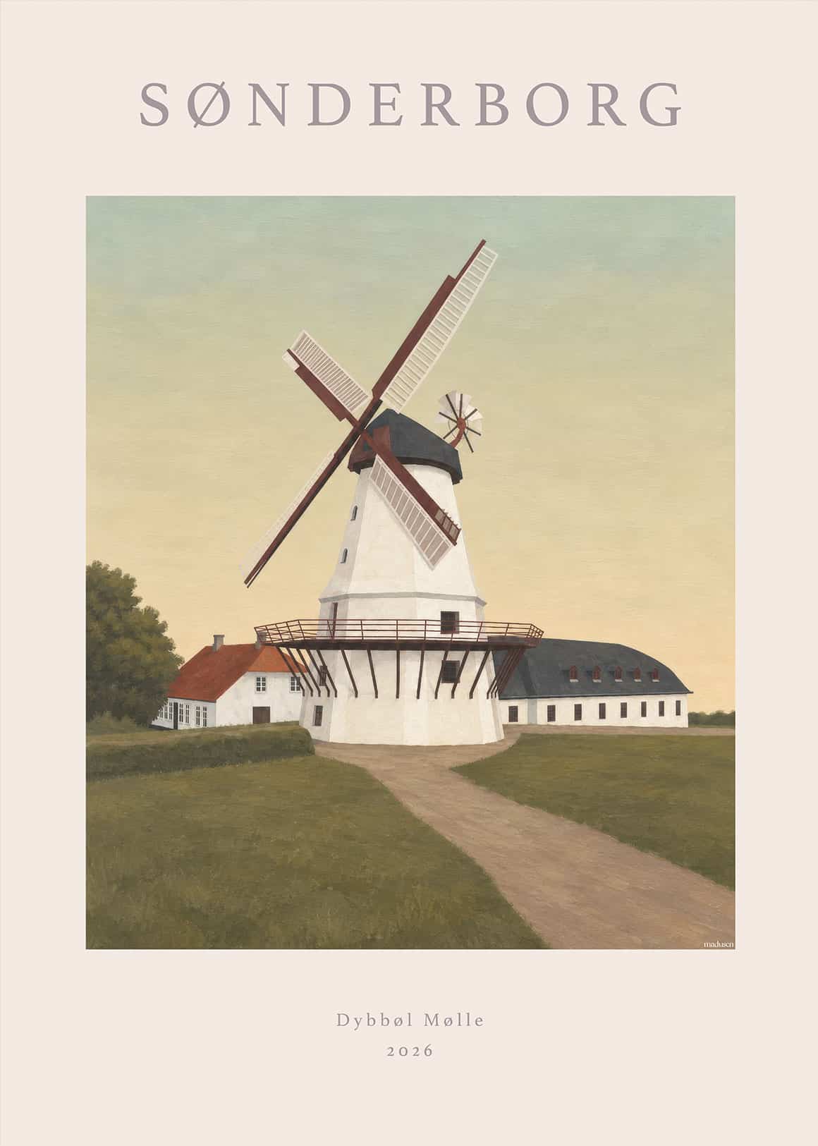 Sønderborg Dybbøl Mølle Plakat