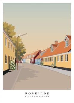 Roskilde Blågårdsstræde Plakat