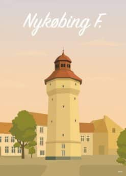 Nykøbing Falster Vandtårn Plakat