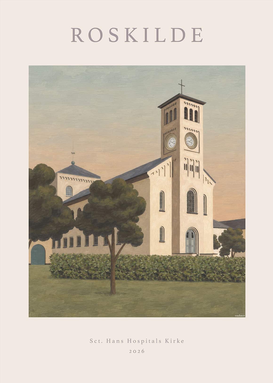 Roskilde Sct. Hans Hospitals Kirke Plakat