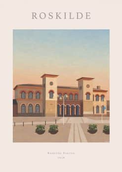 Roskilde Station Plakat