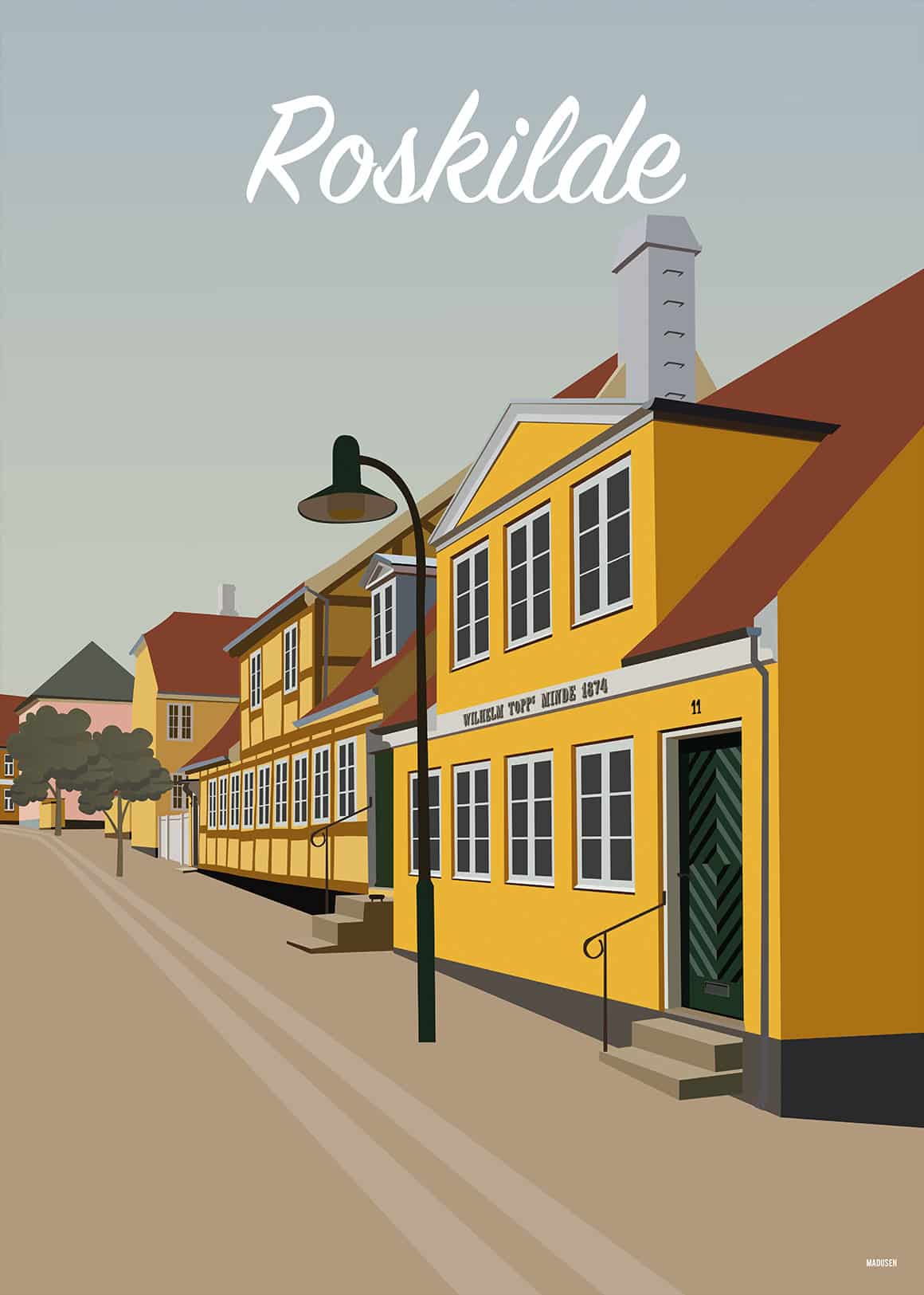 Roskilde Wilhelm Topps Minde Plakat