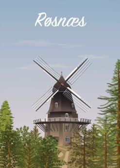 Røsnæs Ulstrup Mølle Plakat