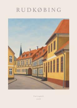 Rudkøbing Nørregade Plakat