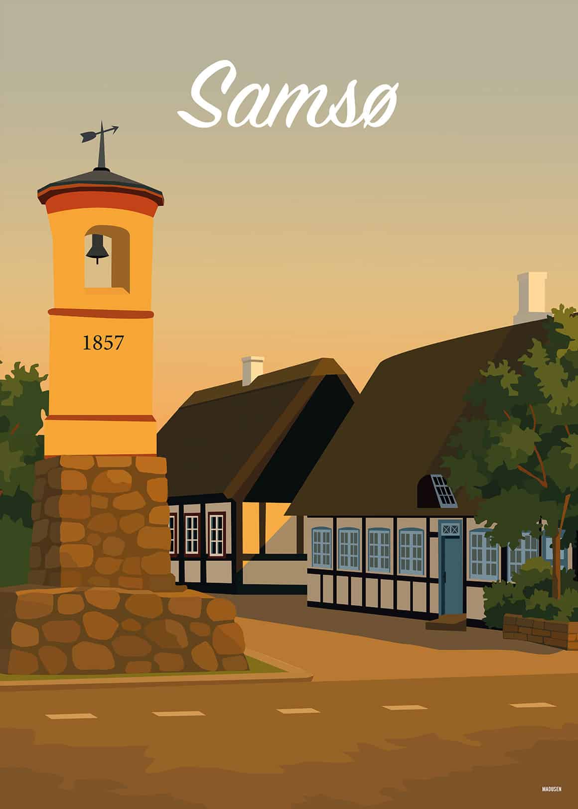 Samsø Nordby Plakat