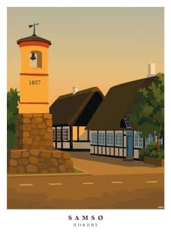 Samsø Nordby Plakat