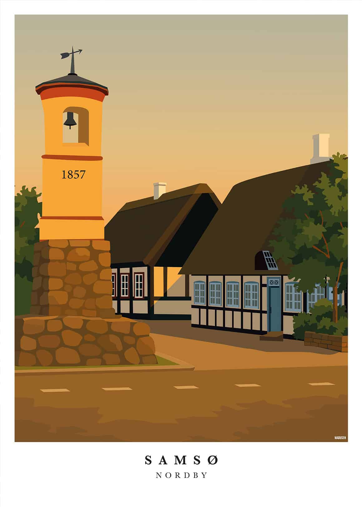 Samsø Nordby Plakat