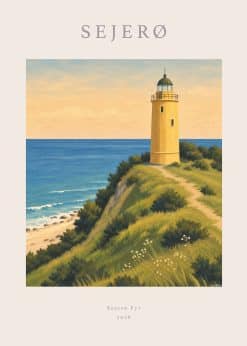 Sejerø Fyr Plakat