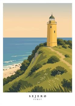 Sejerø Fyr Plakat