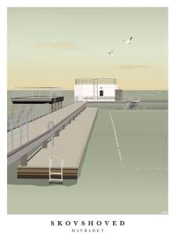 Skovshoved Havbad Plakat