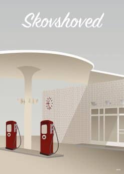 Skovshoved Tankstation Plakat
