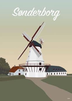 Sønderborg Dybbøl Mølle Plakat