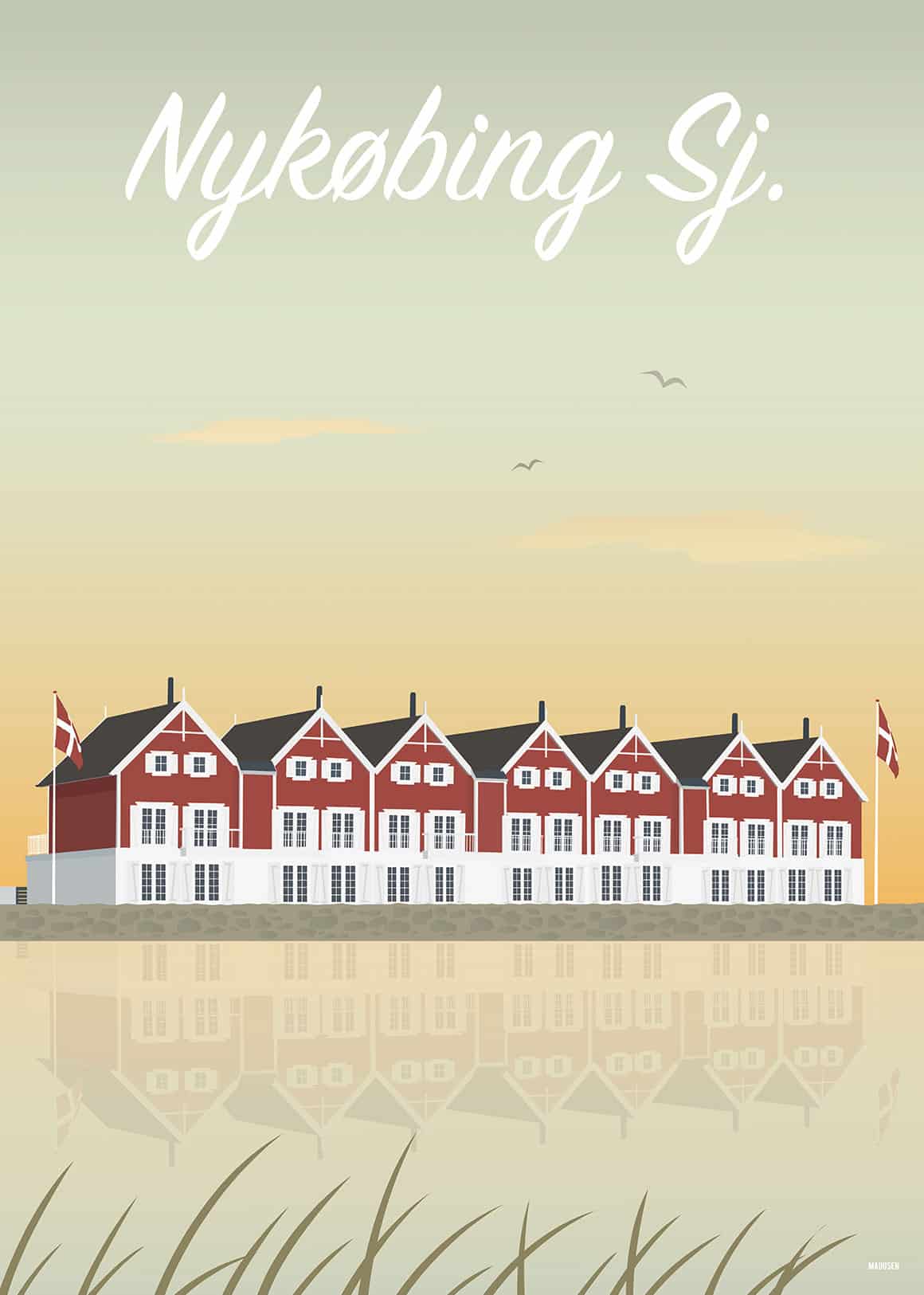 Nykøbing Sjælland Havn Plakat