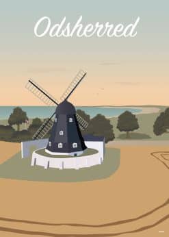 Odsherred Høve Mølle (Asnæs) Plakat