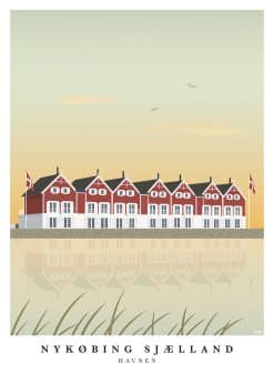 Nykøbing Sjælland Havn Plakat