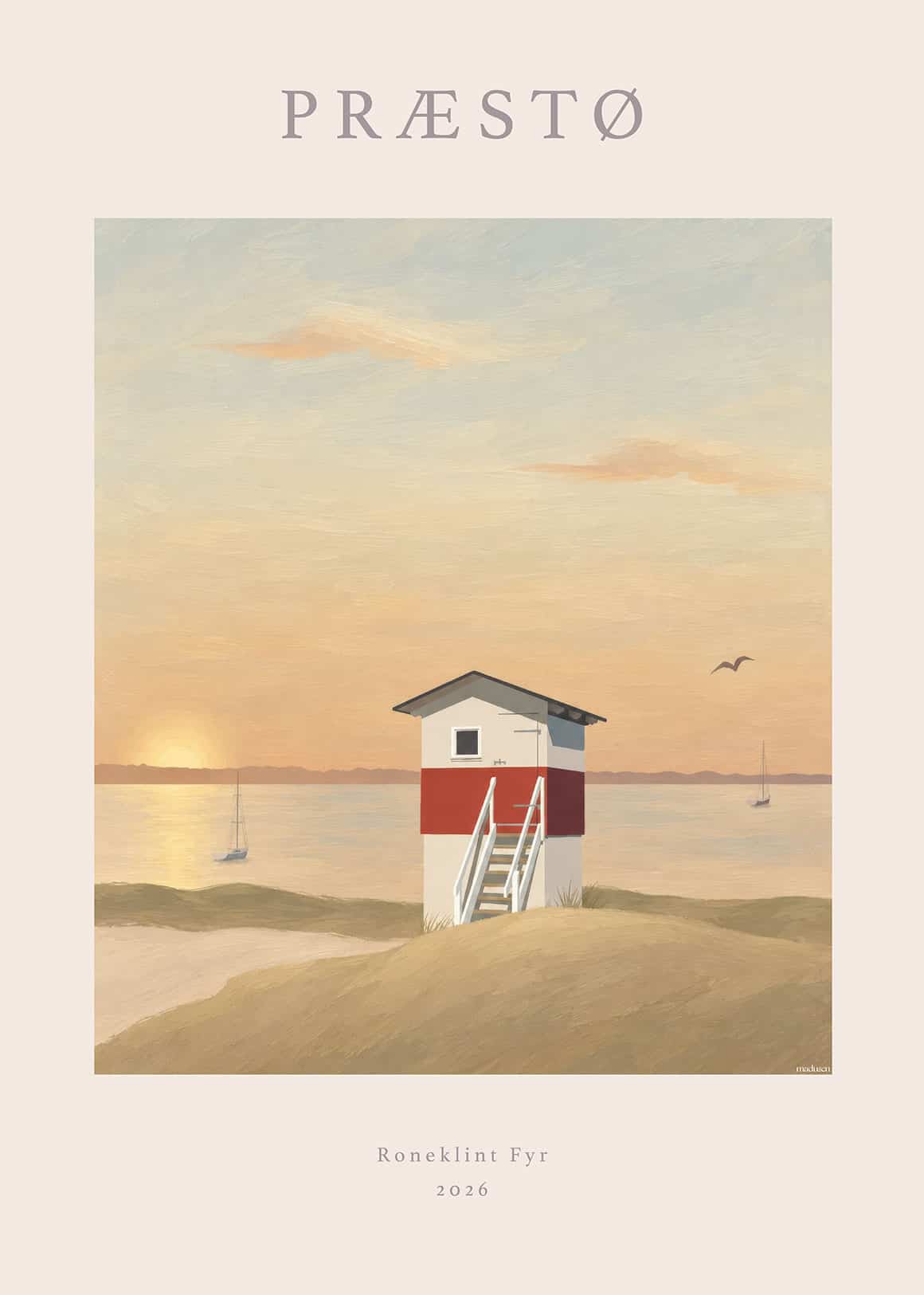 Præstø Roneklint Fyr Plakat