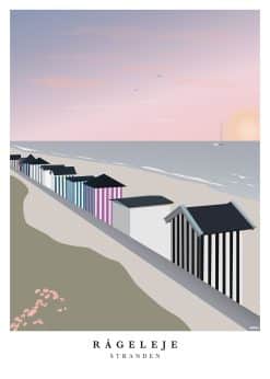 Rågeleje Strand Plakat