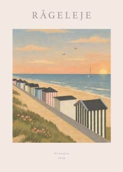 Rågeleje Strand Plakat