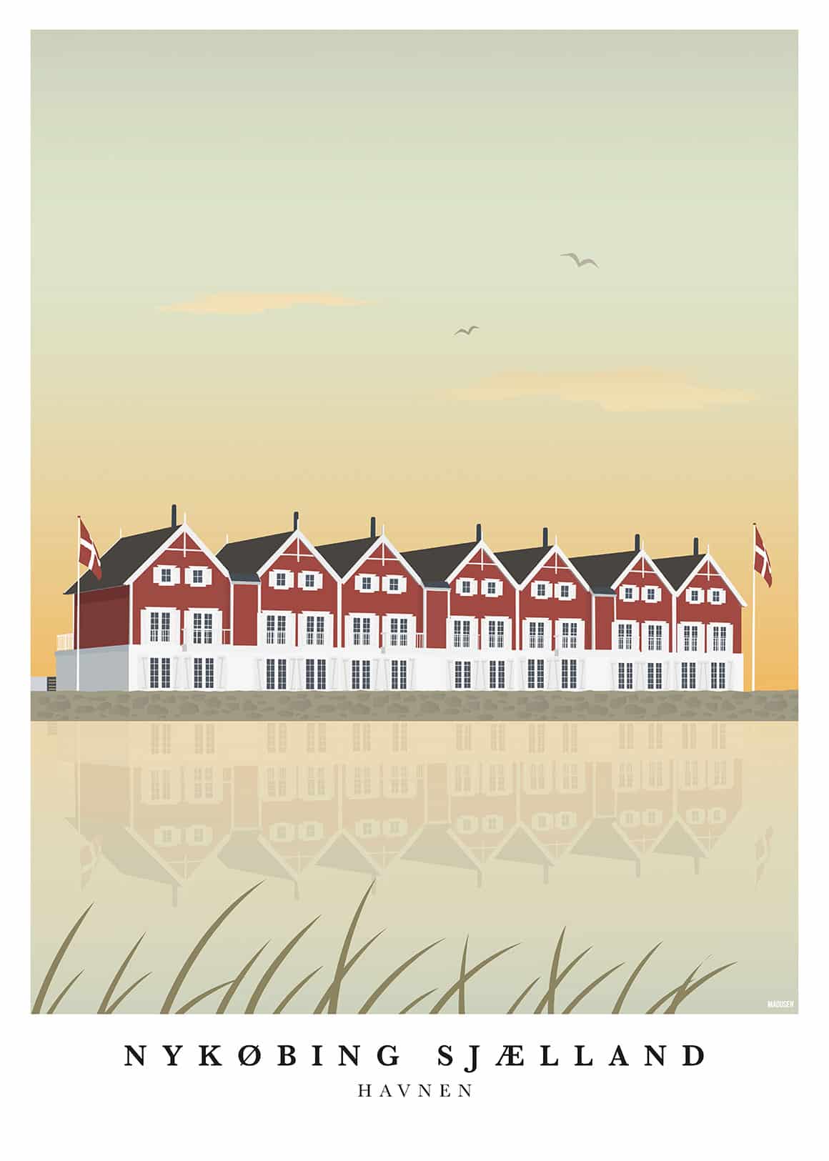 Nykøbing Sjælland Havn Plakat