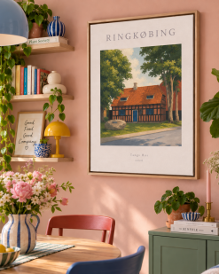 Ringkøbing Tangs Hus Lærredsprint