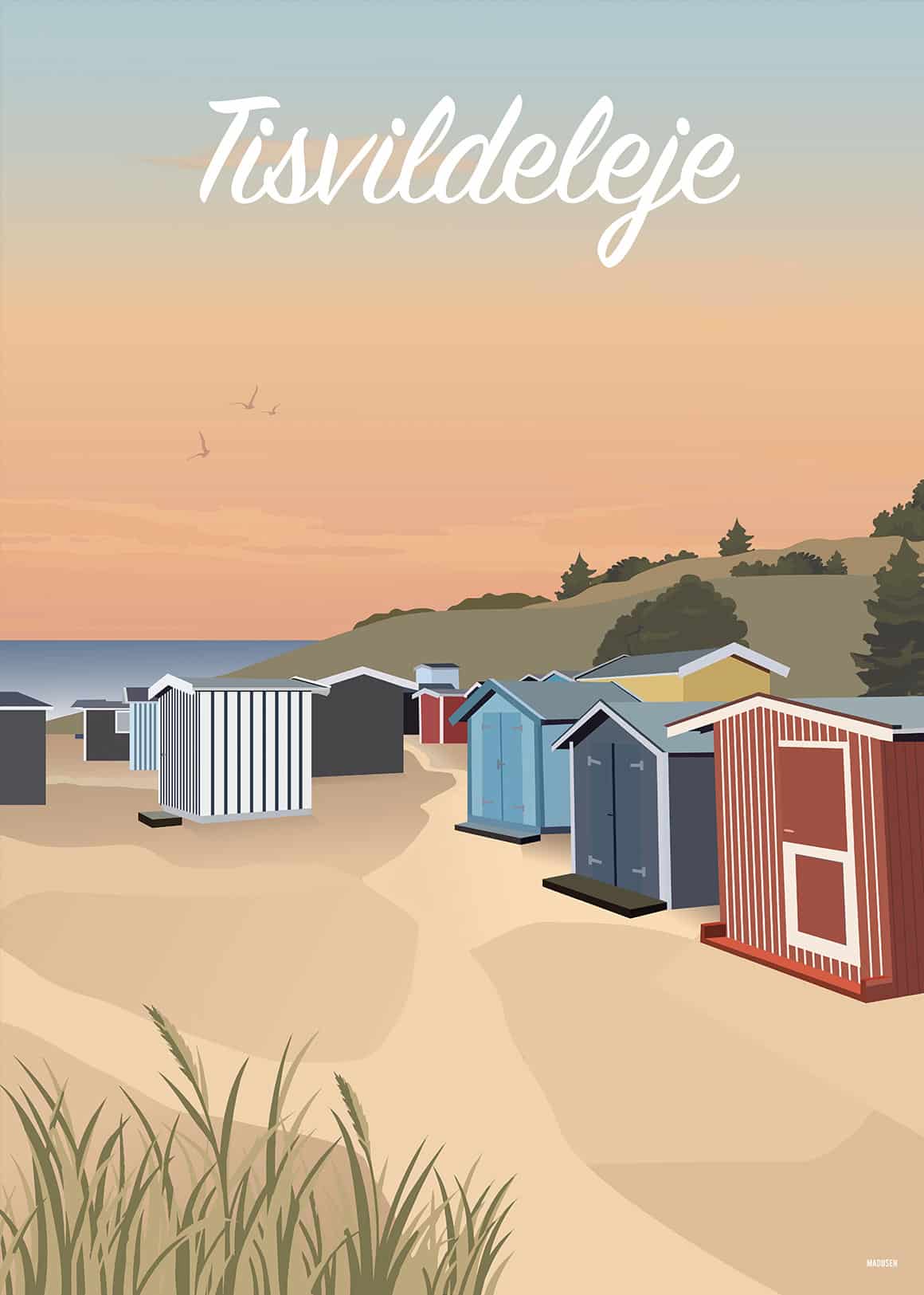 Tisvildeleje Badehuse Plakat