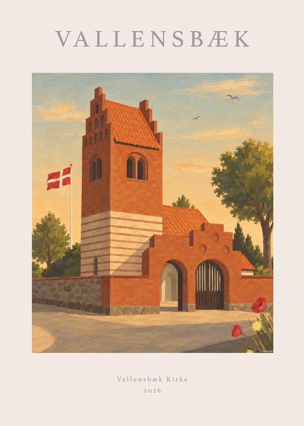Vallensbæk Kirke Plakat