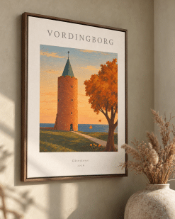 Vordingborg Gåsetårnet Lærredsprint