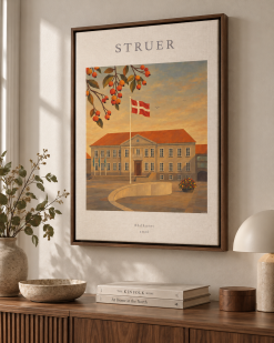 Struer Rådhus Lærredsprint
