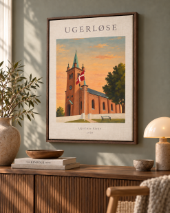 Ugerløse Kirke Lærredsprint
