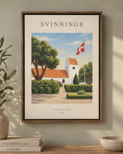 Svinninge Kirke Lærredsprint