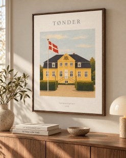 Tønder Amtmandspalæet Lærredsprint